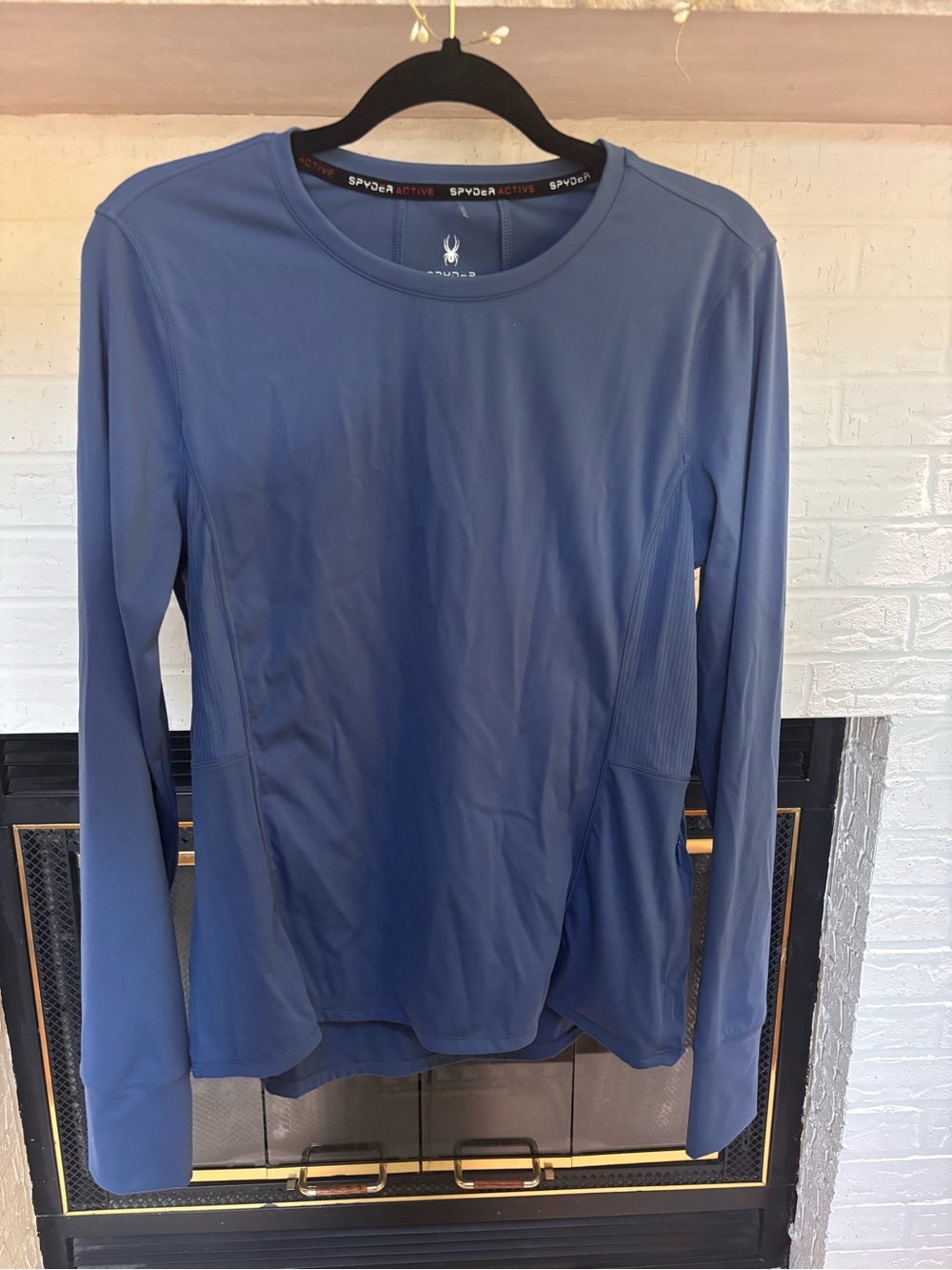 Spyder Slate Blue Women's Long-Sleeve Active Tee